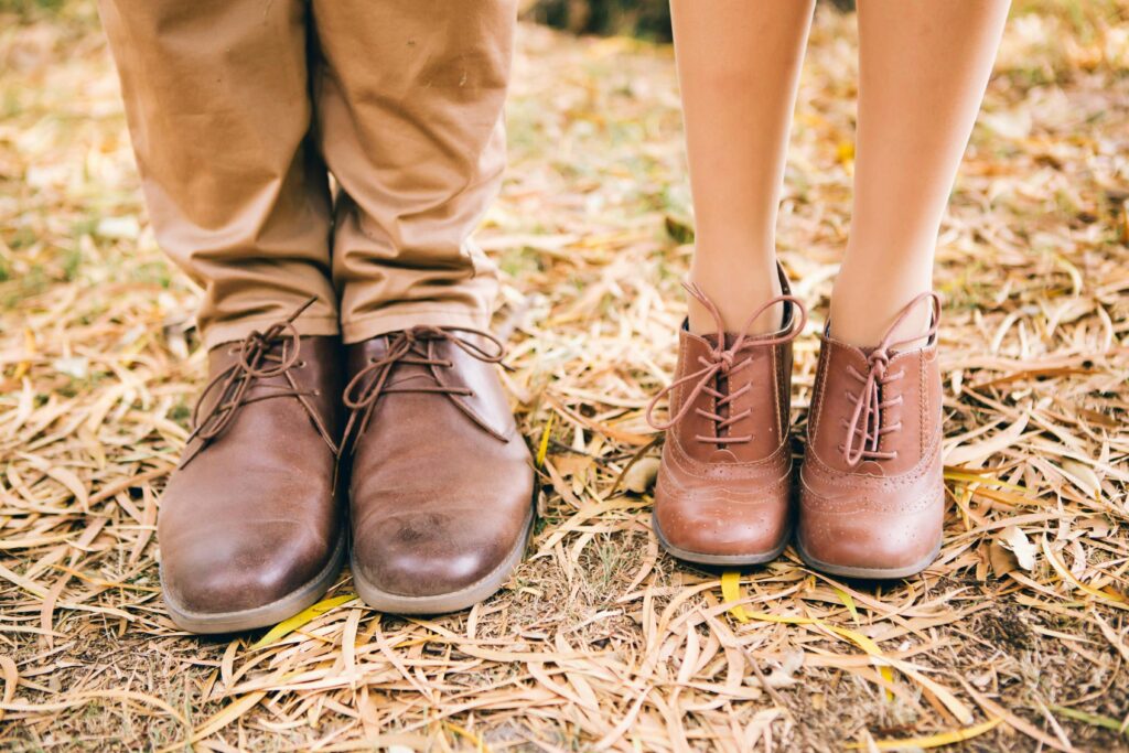 leather shoes with leather sole