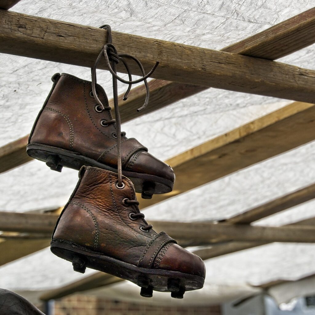 leather shoes with leather sole